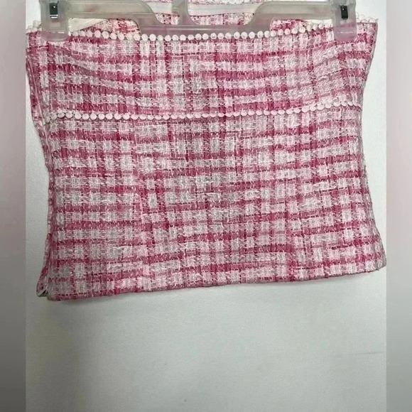 VINTAGE Lily Pulitzer Tweed 3/4 Sleeve Silk Lined Blazer with Matching top Set - Picture 6 of 12